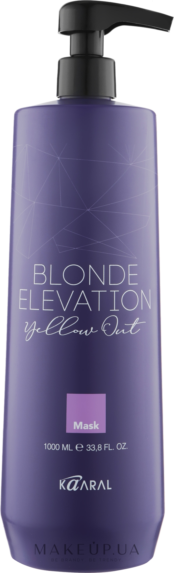 Маска для освітлення волосся - Kaaral Blonde Elevation Yellow Out — фото 1000ml
