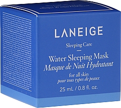 Водная гелевая маска для лица на ночь для всех типов кожи - Laneige Sleeping Care Water Sleeping Mask — фото N8