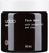 Маска для обличчя з олією цубакі й глиною - Uddo Face Mask With Tsubaki Oil And Clay — фото N2