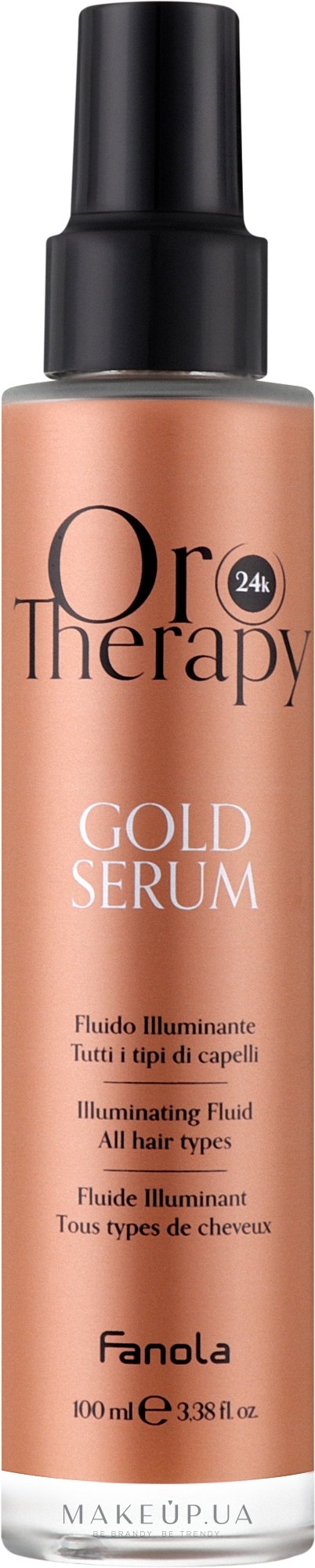 Сироватка для волосся - Fanola Oro Therapy Gold Serum — фото 100ml