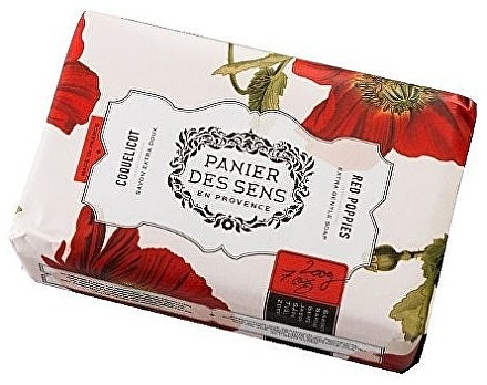 Екстра-ніжне мило олія ши "Червоний Мак" - Panier Des Sens Natural Soap Red Poppies