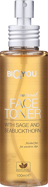 Тоник для лица с шалфеем и облепихой - Bio2You Natural Face Toner — фото N1