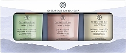 Парфумерія, косметика Набір - Chesapeake Bay Candle Wellness Gift Set (candle/3x96g)