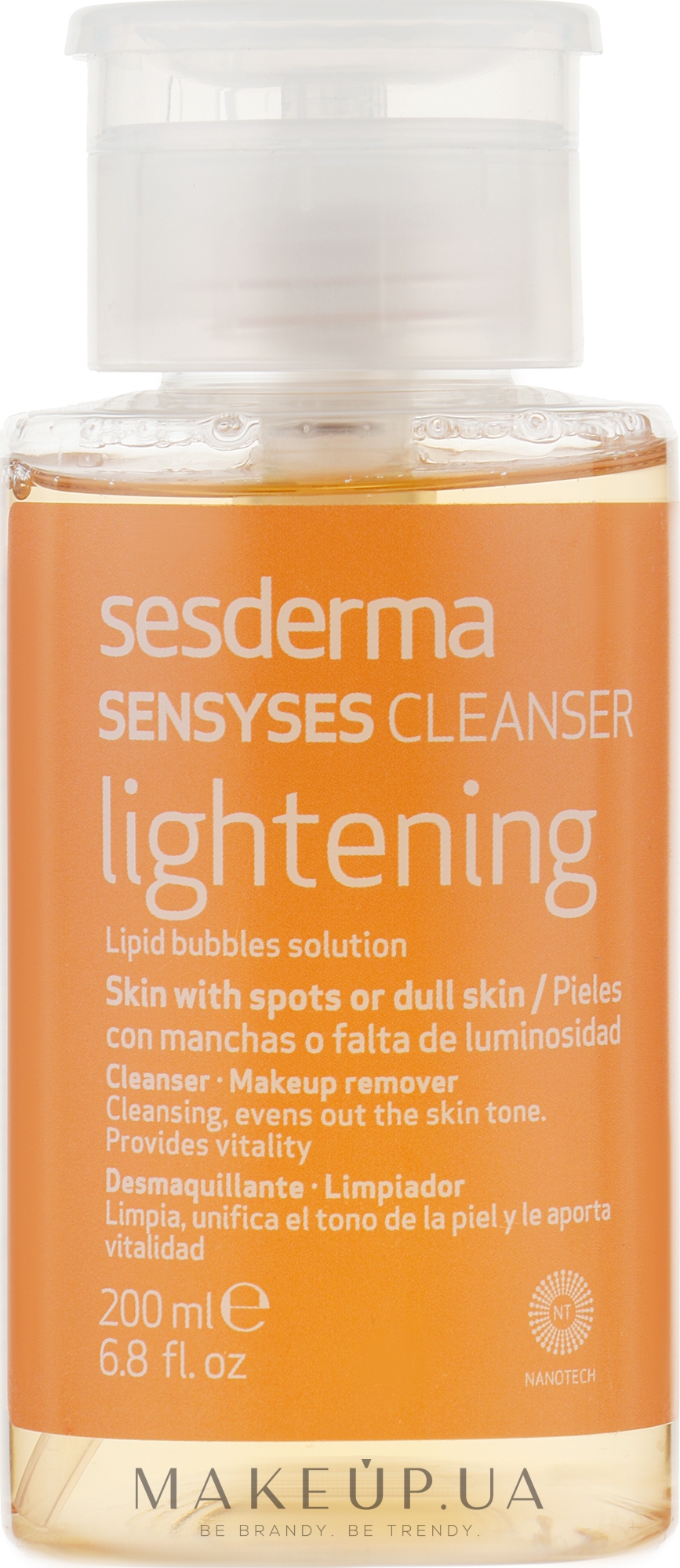 Лосьйон для очищення шкіри - SesDerma Laboratories Sensyses Cleanser Lightening — фото 200ml