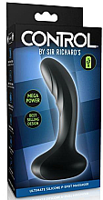 Вибромассажер простаты, черный - PipeDream Sir Richard's Control Ulitimate Silicone P-Spot Massager Black — фото N2
