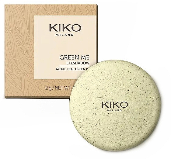 Компактные тени для век с экстрактом граната - Kiko Milano Green Me Eyeshadow — фото N1