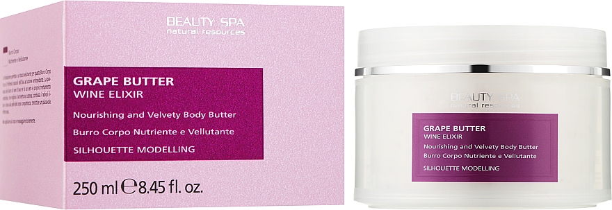 Лифтинговый антивозрастной бальзам для тела "Винный" - Beauty Spa Silhuette Grape Butter — фото N2