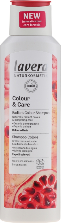 Шампунь для окрашенных волос - Lavera Colour & Care Radiant Colour Shampoo — фото N2