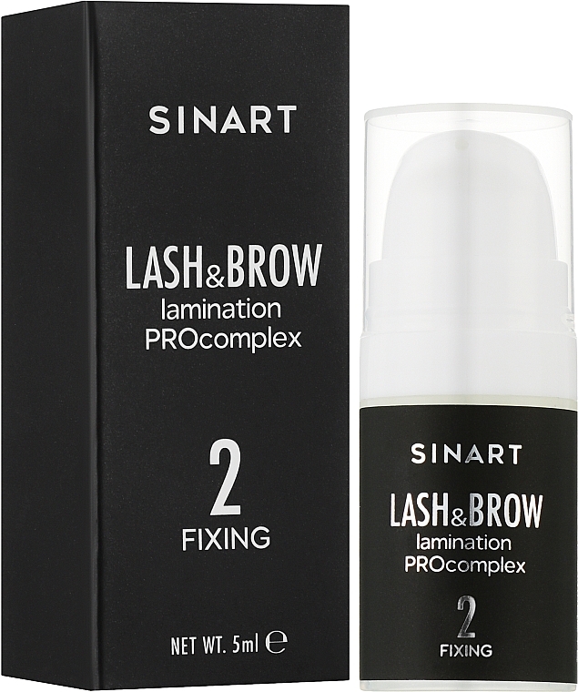 Средство для ламинирования ресниц и бровей - Sinart Lash & Brow Lamination Procomplex 2 Fixing — фото N3