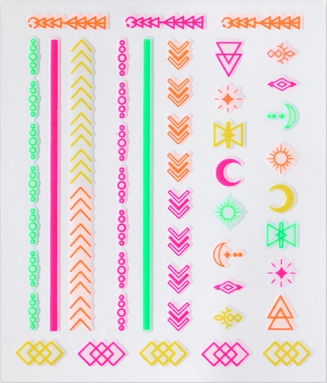 Наліпки для нігтів - Essence Neon Vibes Nail Art Stickers — фото N2