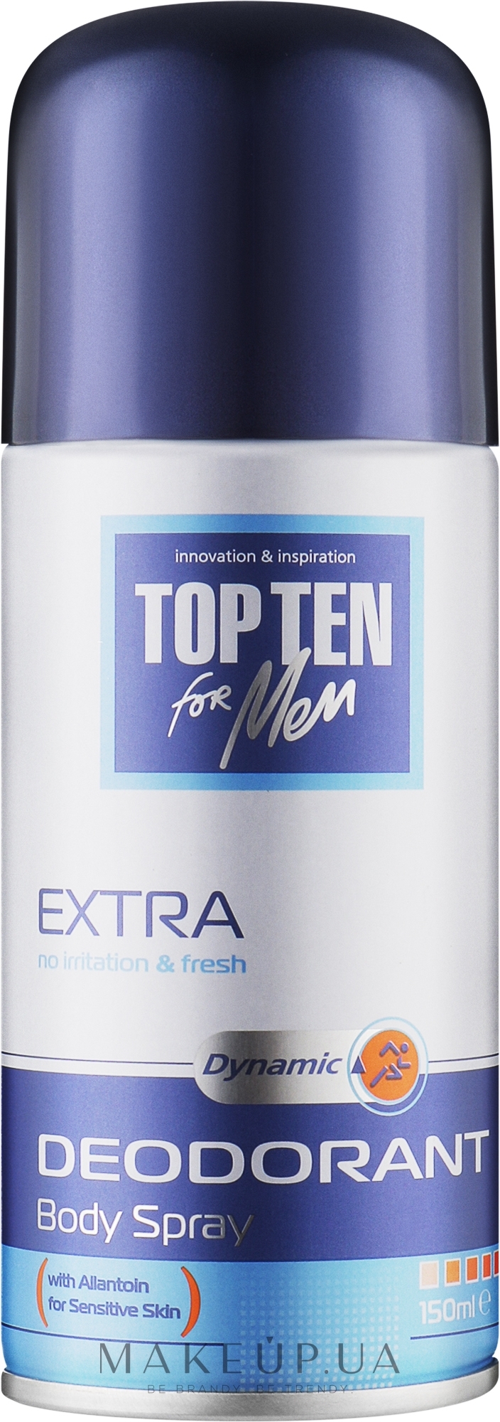 Мужской дезодорант-спрей для чувствительной кожи - Top Ten For Men Dynamic — фото 150ml