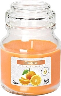 Ароматическая свеча в банке "Апельсин" - Bispol Scented Candle Orange — фото N1