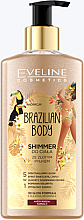 Шимер для тіла із золотим пилком - Eveline Cosmetics Brazilian Body Shimmer — фото N1