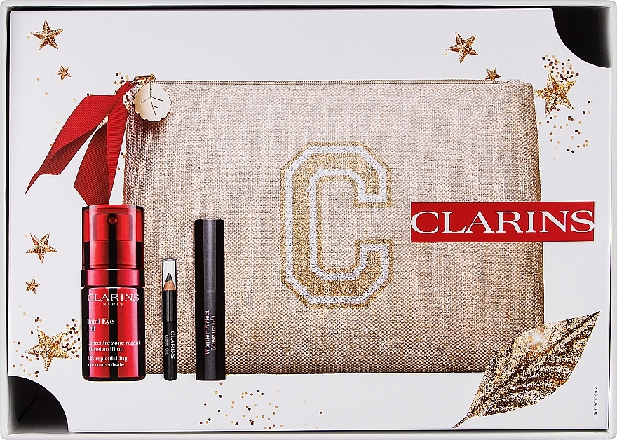 Набір - Clarins Multi-Intensive Total Eye Lift Set (eye/conc/15ml + mascara/3ml + eye/pencil/0.39g + bag) — фото N4