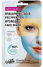 Тканинна маска для обличчя - Mond'Sub Hyaluronic Acid Polypeptide Hydrogel Face Mask — фото N1