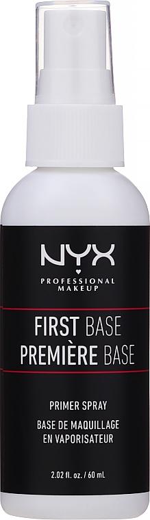NYX Professional Makeup First Base Makeup Primer Spray - Праймер для обличчя — фото N1
