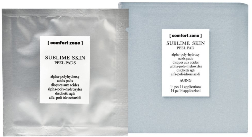 Пілінг-диски для обличчя - Comfort Zone Sublime Skin Peel Pads — фото N1