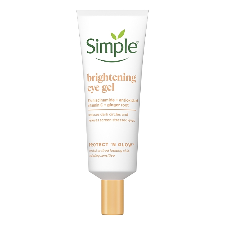 Осветляющий гель для области вокруг глаз - Simple Protect N Glow Brightening Eye Gel — фото N1