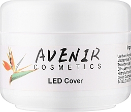 Однофазный гель для наращивания - Avenir Cosmetics LED Cover Gel — фото N2