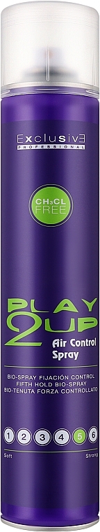 Спрей "Біо" для фіксації волосся - Exclusive Professional Play2Up Control Bio Spray — фото N1