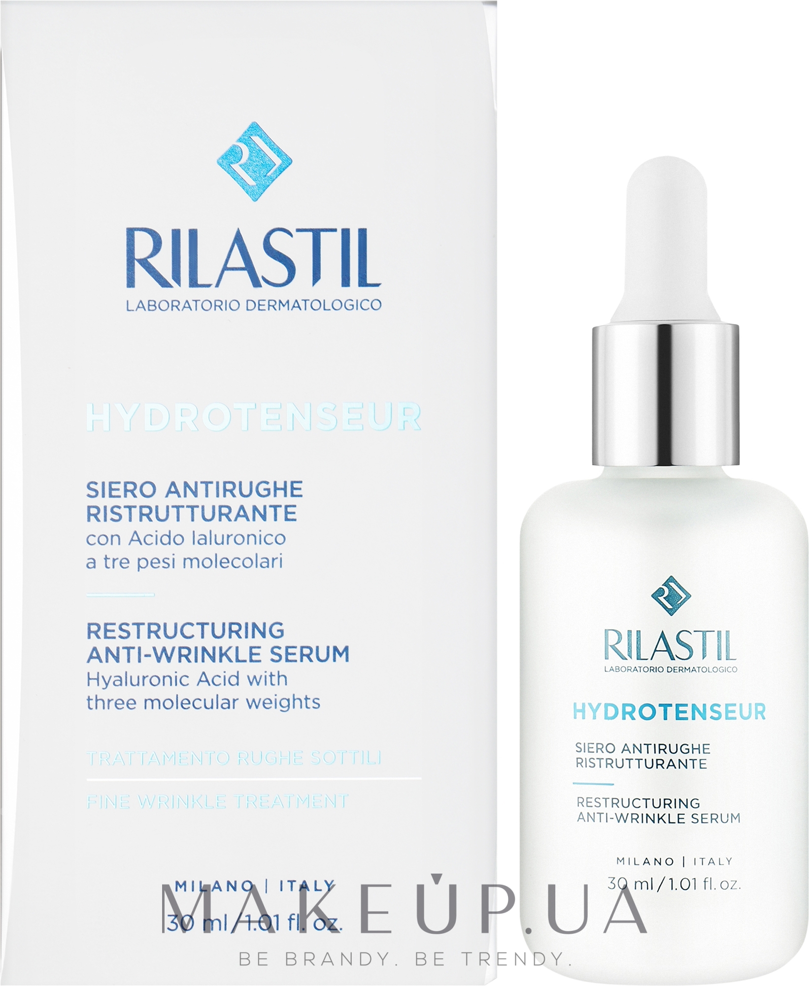 Сыворотка для лица - Rilastil Hydrotenseur Restructuring Anti-wrinkle Serum — фото 30ml