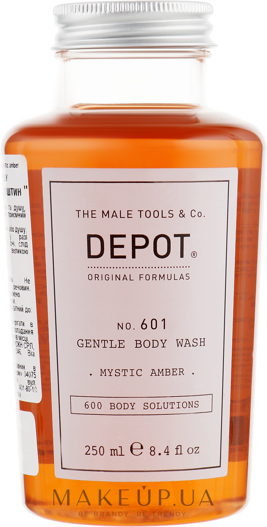 Гель для душу "Містичний бурштин" - Depot 601 Gentle Body Wash Mystic Amber — фото 250ml