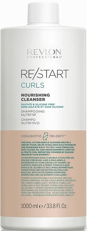 Питательный шампунь для вьющихся волос - Revlon Professional ReStart Curls Nourishing Cleanser — фото N3