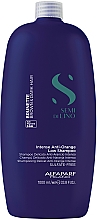 Шампунь для каштановых и темных волос - AlfaParf Milano Semi Di Lino Brunette Intense Anti-Orange Low Shampoo — фото N1