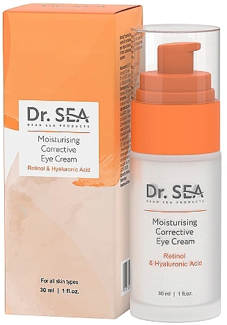 Зволожувальний коригувальний крем для очей - Dr. Sea Moisturising Corrective Eye Cream — фото N1