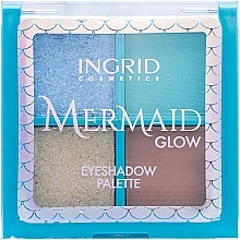 Палетка тіней для повік - Ingrid Cosmetics Mermaid Glow Eyeshdow Palette — фото N2