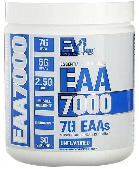 Добавка харчова "Незамінні амінокислоти, EAA 7000", без смаку - EVLution Nutrition — фото N1