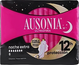 Нічні прокладки, 8 шт. - Ausonia Night Ultrafina — фото N1