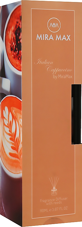 Аромадифузор - Mira Max Italian Capuccino Fragrance Diffuser With Reeds — фото N3