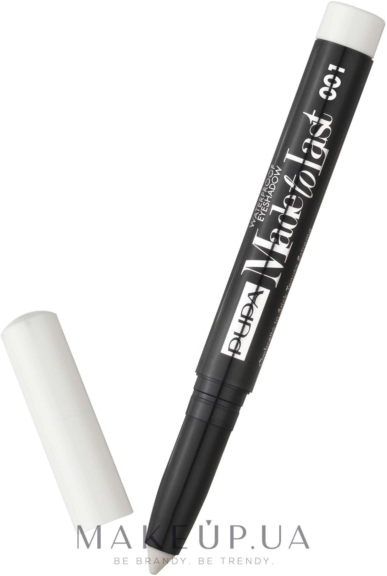 Тени-карандаш для век водостойкие - Pupa Made To Last Waterproof Eyeshadow — фото 01 - Flash White