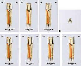 Набір - Guerlain Abeille Royale Programme Anti-Age Advanced (f/oil/15ml + f/cr/15 ml + f/ser/8х0.6 ml + f/lot/15 ml + bag) — фото N3