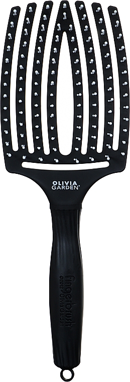 Щітка - Olivia Garden Finger Brush Large Black — фото N1