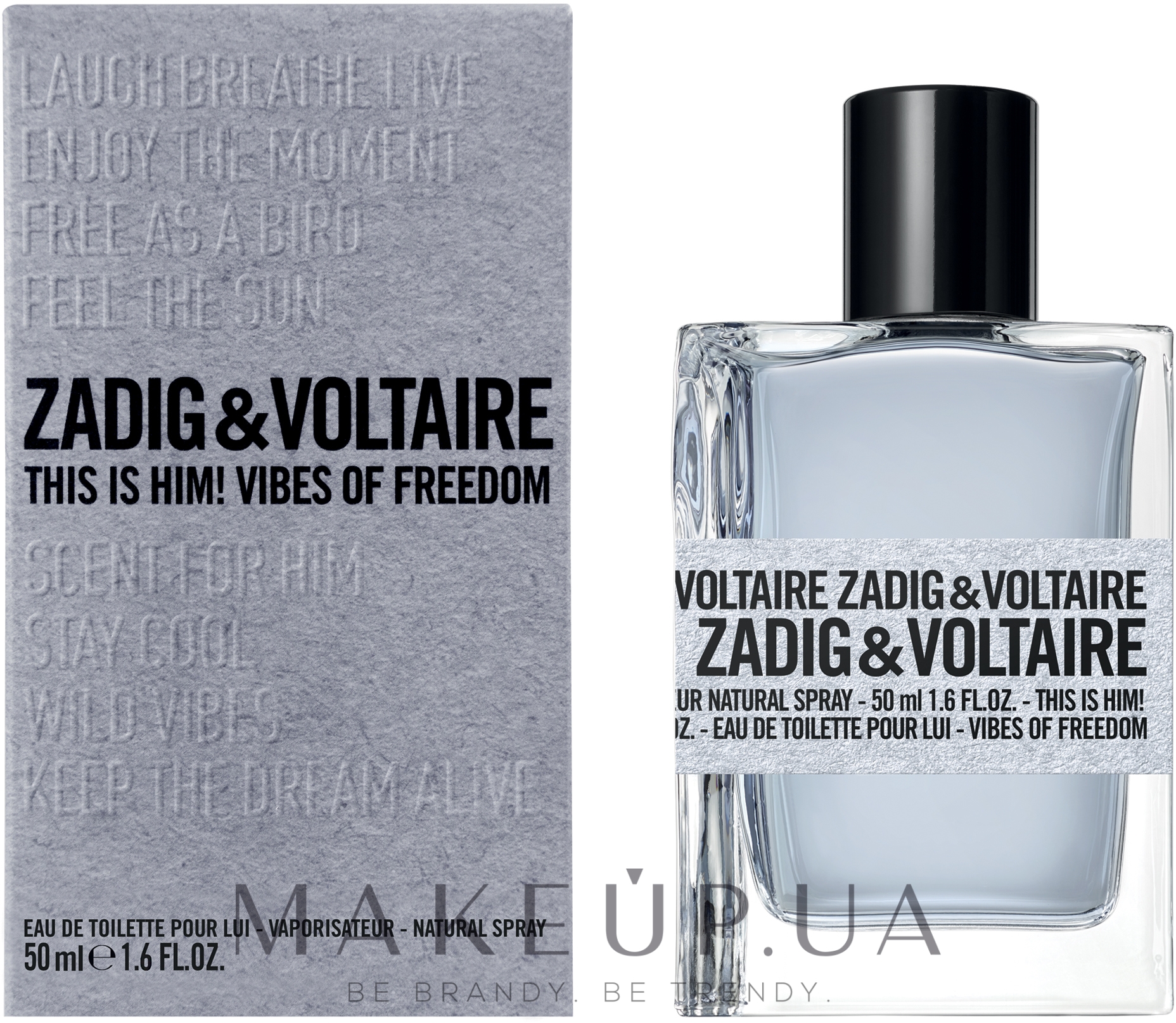 Zadig & Voltaire This Is Him! Vibes Of Freedom - Туалетна вода — фото 50ml