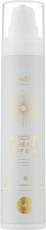 УЦІНКА Сонцезахисний крем SPF 80+ - MyIDi UV-Screen Cream SPF 80+ * — фото N1