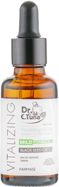Масло для волос с черным тмином - Farmasi Dr. Tuna Black Seed Noirishing Hair Oil — фото N2