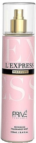 Prive Parfums L`Express - Парфюмированный спрей для тела — фото N1