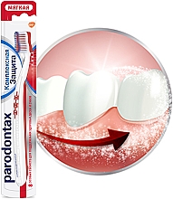 Зубная щетка "Комплексная защита", мягкая, красная - Parodontax — фото N3