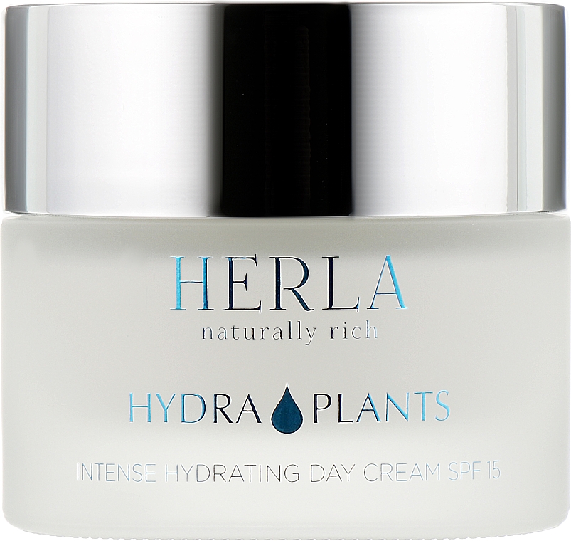 Денний крем для обличчя - Herla Hydra Plants Intense Hydrating Day Cream SPF 15 — фото N1