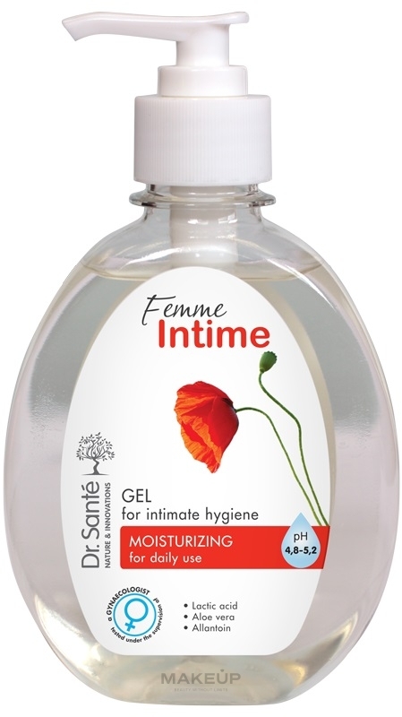 Увлажняющий гель для интимной гигиены - Dr. Sante Femme Intime — фото 230ml