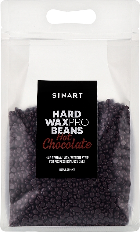 Віск для депіляції в гранулах - Sinart Hard Wax Pro Beans Hot Chocolate — фото N1