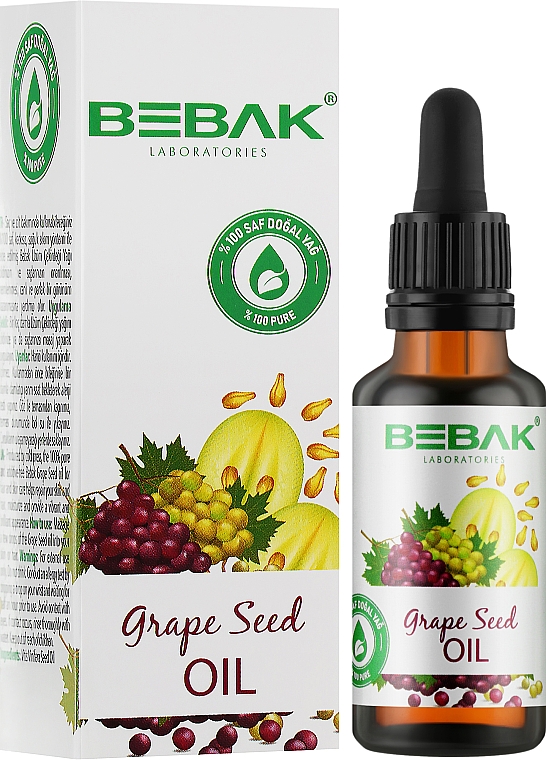 Чистое масло виноградных косточек - Bebak Grape Kernel Oil — фото N2