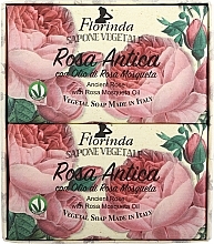 Набір мила "Антична троянда" - Florinda Rosa Antica Soap (soap/2x200g) — фото N2