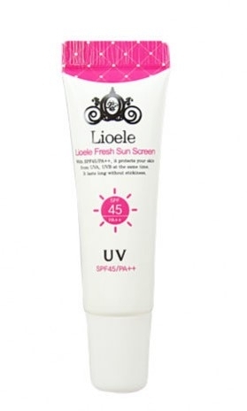 Водостойкий солнцезащитный крем - Lioele Fresh Sun Screen SPF 45 PA++ (мини)