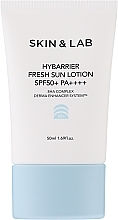 Парфумерія, косметика Сонцезахисний лосьйон для обличчя - Skin&Lab Hybarrier Fresh Sun Lotion SPF 50+ PA++++