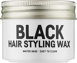 Чорний кольоровий віск для волосся - Immortal NYC Black Styling Hair Wax — фото N1