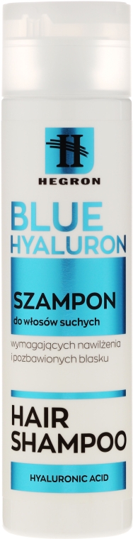 Шампунь для сухого волосся - Hegron Blue Hyaluron Hair Shampoo — фото N1